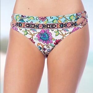 NWT Nanette Lepore Rosarito Charmer Bikini‎ Bottoms